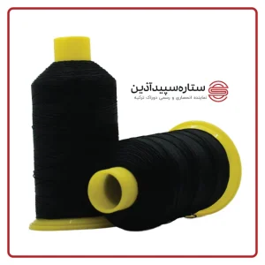 نخ دوخت پلی دوراک ترکیه مشکی کد ۰۲۰ سایز ۱۲