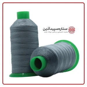 نخ دوخت پلی دوراک ترکیه طوسی روشن کد ۱۰۷ سایز ۶