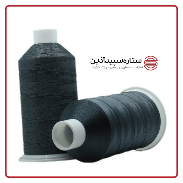 نخ دوخت دوراک طوسی سیر کد ۷۷ سایز ۴۰ (معادل ۳)