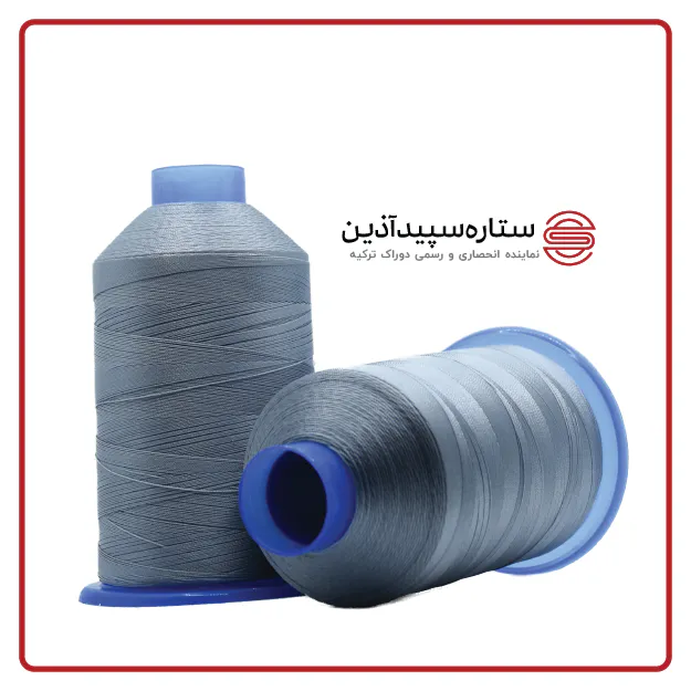 نخ دوخت سایا دوراک ترکیه طوسی روشن کد ۱۰۷ سایز ۳